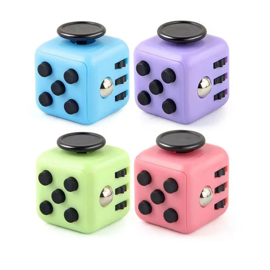 Solid Color Fidget Decompression dice